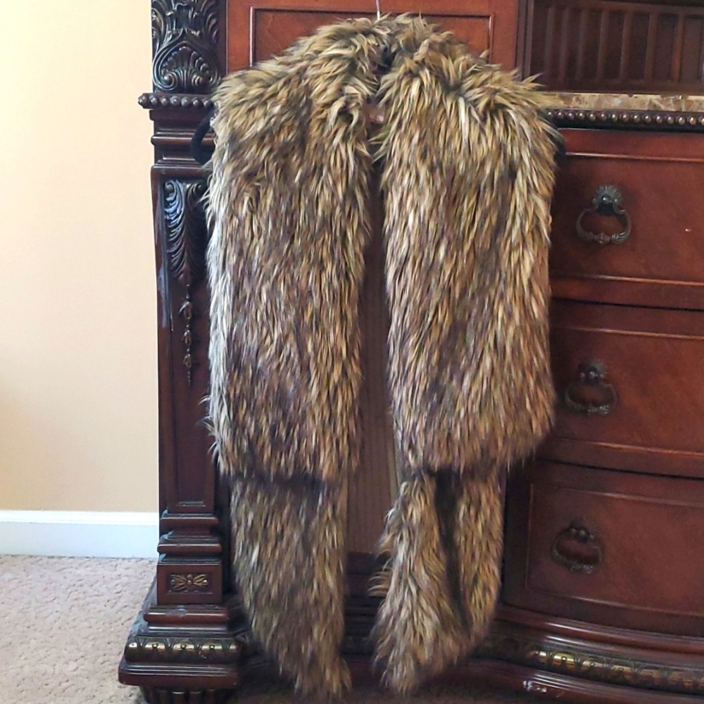 Victoria secret faux fur vest
